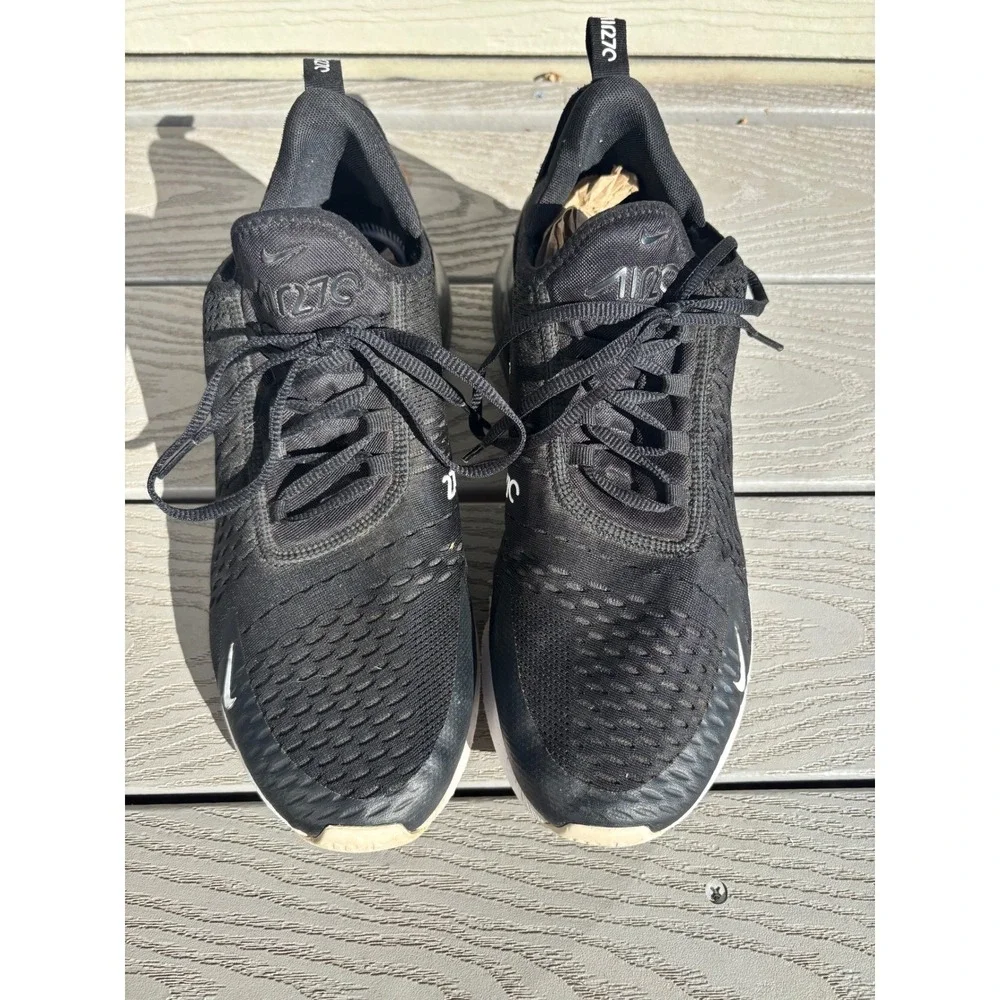 Nike Air‎ Max 270 Black White Athletic Sneakers Men's Size 12 AH8050-002